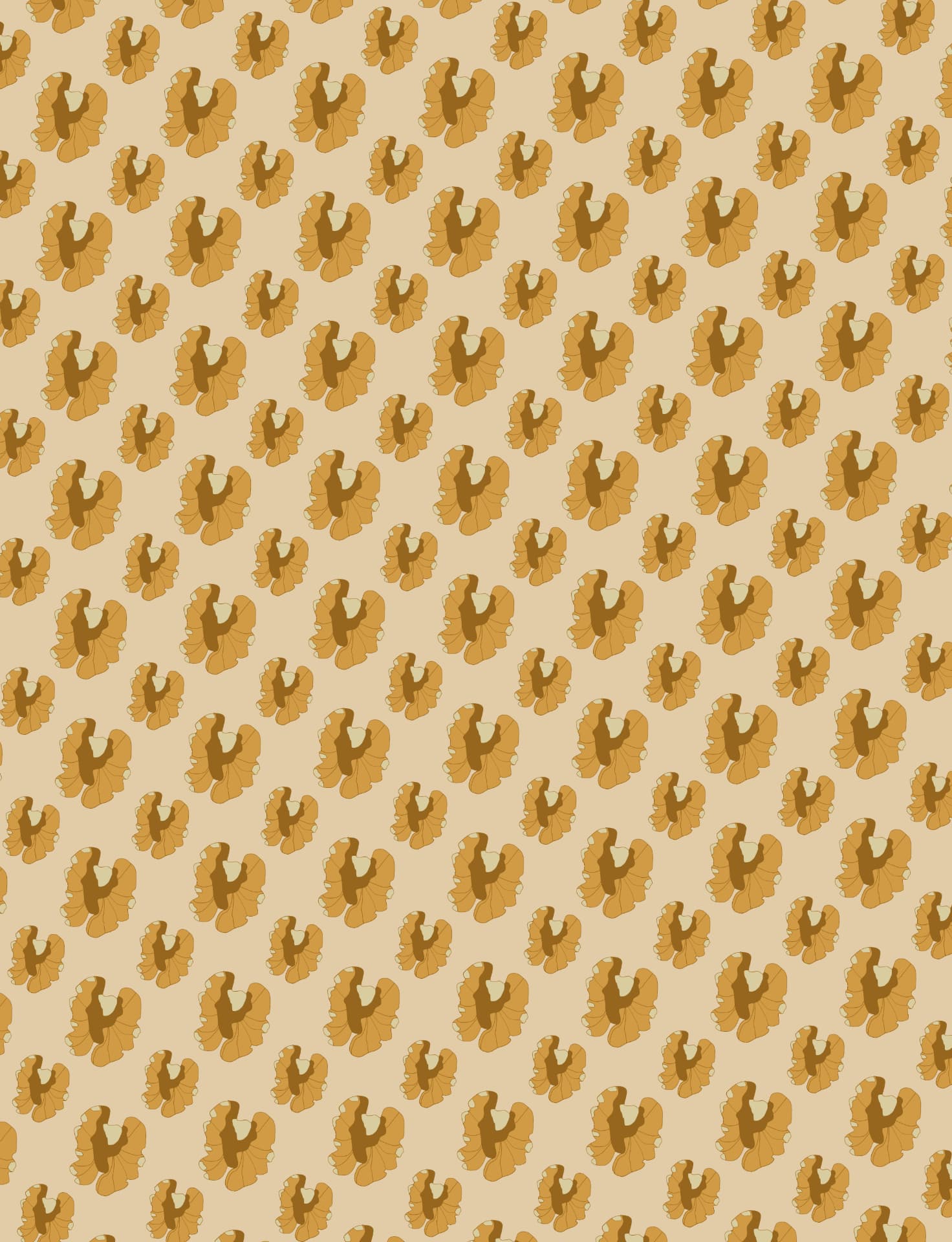 Walnut pattern repeat
