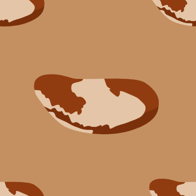 Brazil nut pattern tile