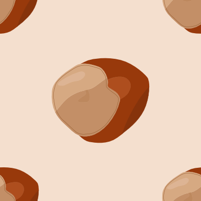 Hazelnut pattern tile