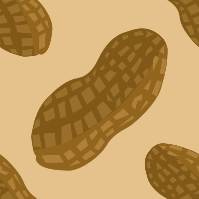 Peanut pattern tile