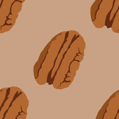 Pecan pattern tile